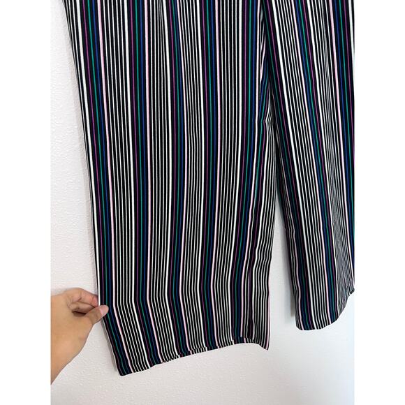 Halogen XS Striped Wide Leg Cropped Pants NWT Nordstrom - Picture 3 of 6